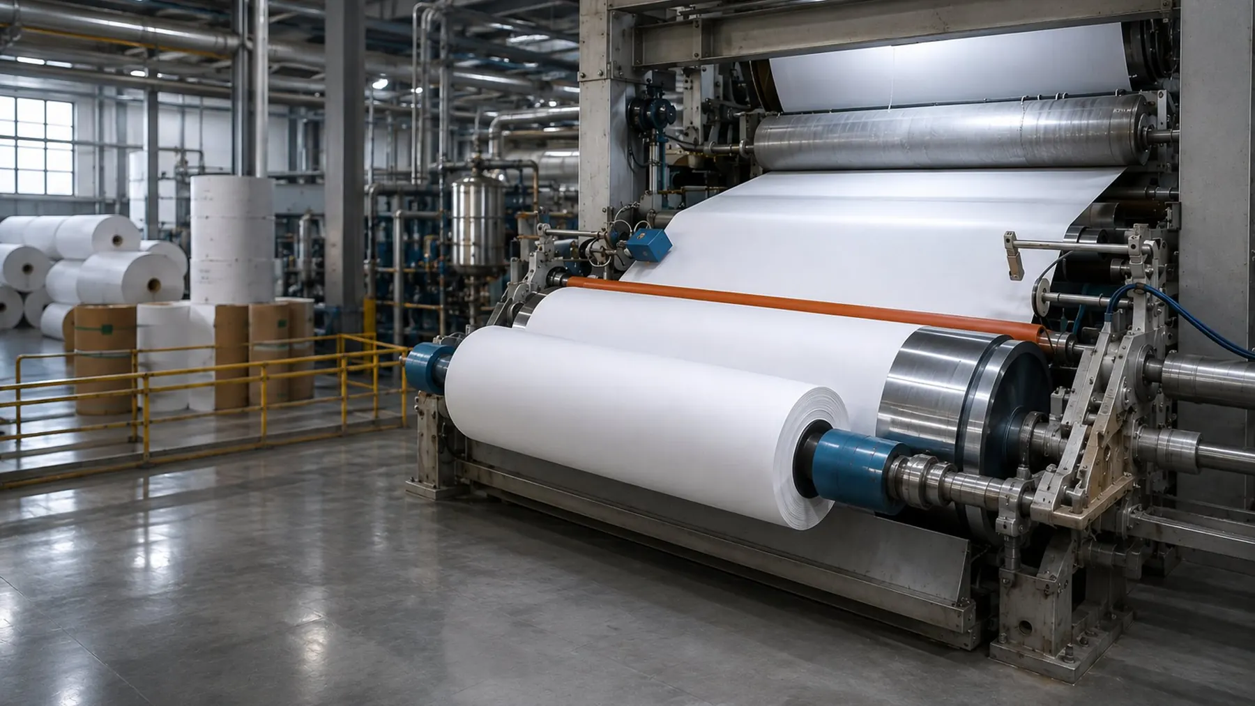 Pulp and paper mill process machinery