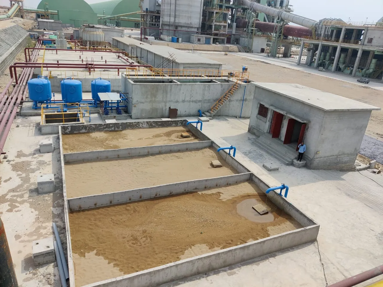 Sludge drying beds